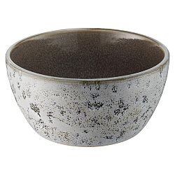 Šedá kameninová miska s vnitřní glazurou v šedé barvě Bitz Mensa, průměr 12 cm