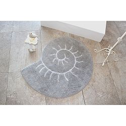 Šedý koberec ve tvaru šneka Alessia, Ø 90 cm
