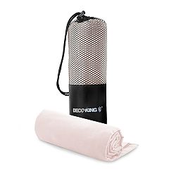 Set růžové osušky a ručníku DecoKing EKEA