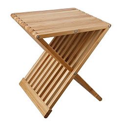 Skládací odkládací stolek/stolička z bambus Tomasucci Tiger