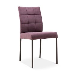 Tmavě fialová jídelní židle s černými nohami Mossø Garna