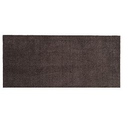 Tmavě hnědá rohožka Tica Copenhagen Unicolor, 67 x 150 cm