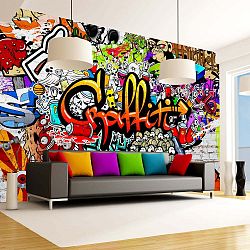 Velkoformátová tapeta Artgeist Colourful Graffiti, 350 x 245 cm