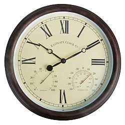 Venkovní nástěnné hodiny s římskými číslicemi Esschert Design