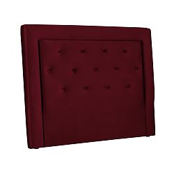 Vínově červené čelo postele Cosmopolitan Cloud, šířka 180 cm
