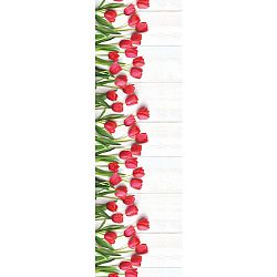 Vysoce odolný běhoun Webtappeti Tulipani, 58 x 240 cm