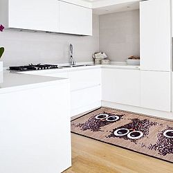 Vysoce odolný kuchyňský koberec Webtappeti Gufocaffe, 60  x  220 cm