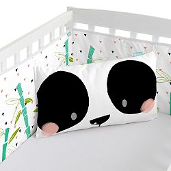 Výstelka do postýlky Moshi Moshi Panda, 210 x 40 cm