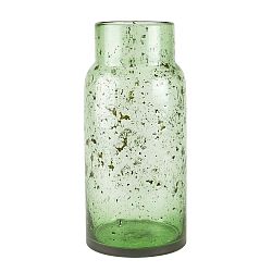 Zelená skleněná váza Villa Collection