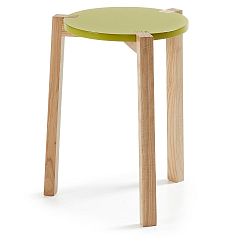 Zelený odkládací stolek La Forma Elroy