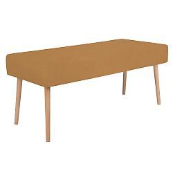 Žlutá lavice Mazzini Sofas Bergamot