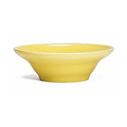 Žlutý kameninový polévkový talíř Kähler Design Ursula, ⌀ 20 cm