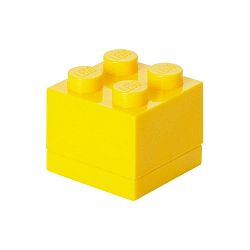 Žlutý úložný box LEGO® Mini Box Yellow