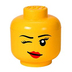 Žlutý úložný box ve tvaru hlavy LEGO® Winky L