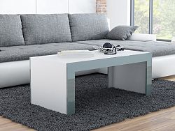 CAMA Konferenční stolek TESS, bílý mat/šedý lesk