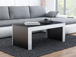 CAMA Konferenční stolek TESS, černý mat/bílý lesk