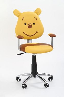 Halmar Dětská židle KUBUS, hnědá 