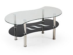 Halmar Konferenční stolek CATANIA, kov/sklo