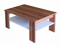 Idea Konferenční stolek S67950-I, ořech/bílá