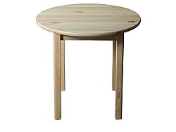 MAGNAT Stůl  průměr 70 cm nr.3, masiv borovice