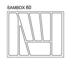 Smartshop Pořadač do zásuvek SAMBOX, 60 cm