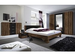 Smartshop VERA ložnice s postelí 160x200, dub monastery/černá