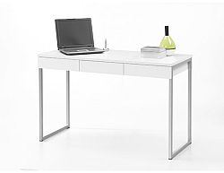 Bílý psací stůl Plus 06
