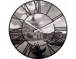 Designové nástěnné 3D hodiny 3106 Nextime Venice 40cm