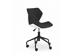 Dětská židle Matrix, bílo-černá
