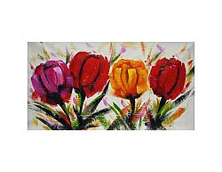 Obraz - Pestré tulipány