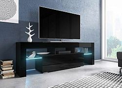 Televizní stolek Toro černá-černý lesk