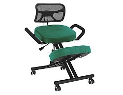 Zeleno černá ergonomická klekačka, RUFUS
