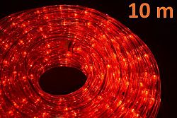 Nexos 824 LED světelný kabel 10 m - červená, 240 diod