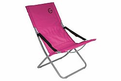 Skládací kempinková židle - růžová