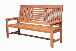 Zahradní dřevěná lavice SEREMBAN - 178 cm WOOD