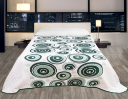 Forbyt, Přehoz na postel, Congo, zelený 240 x 260 cm