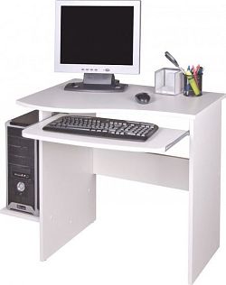 Tempo Kondela PC stolek MELICHAR - bílý + kupón KONDELA10 na okamžitou slevu 3% (kupón uplatníte v košíku)