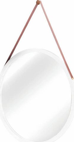 Tempo Kondela Zrcadlo LEMI 1, bambus/bílá + kupón KONDELA10 na okamžitou slevu 3% (kupón uplatníte v košíku)