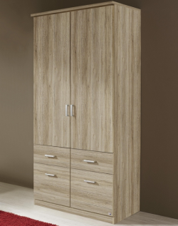 Šatní skříň Bremen, 91 cm, dub san remo