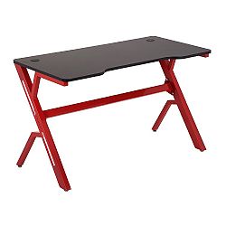 Herní stůl Harry ModernHome 120 cm černý/červený
