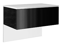 Shoptop Noční stolek Lili bílo-černý