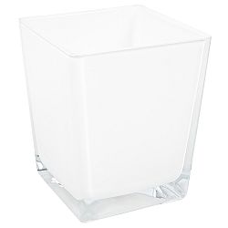 Obal na květináč Con Square, bílá