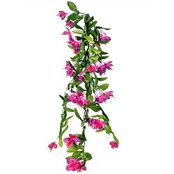 Umělá Fuchsie fialová, 60 cm