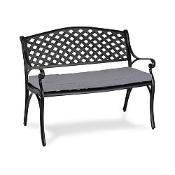 Blum Pozzilli BL, zahradní lavička & podložka na sezení, černo/šedá