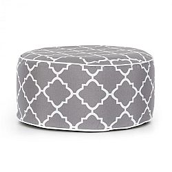 Blumfeldt Cloudio, sedačka, nafukovací, 55 x 28 cm (Ø x V), PVC/polyester, šedá