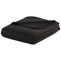 Fleecová deka Felicity, 140/200cm, černá