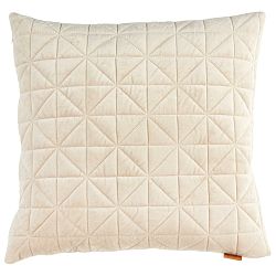 Potah Na Polštář Mary Samt, 45/45cm, Bílá