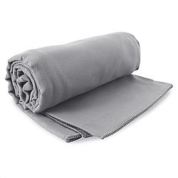 Rychleschnoucí ručník Ekea šedý 60x120 cm šedá