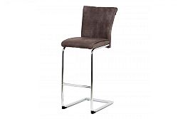 Barová židle BAC-192 ekokůže / kov Autronic Hnědá