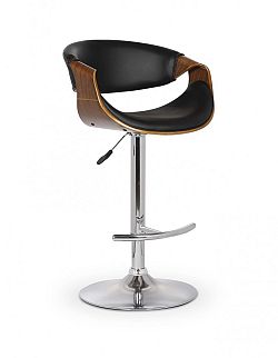 Barová židle H-100 ořech / černá Halmar